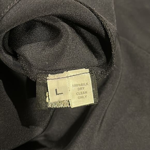 Peter Cohen Silk Blouse sz L - Picture 8 of 8